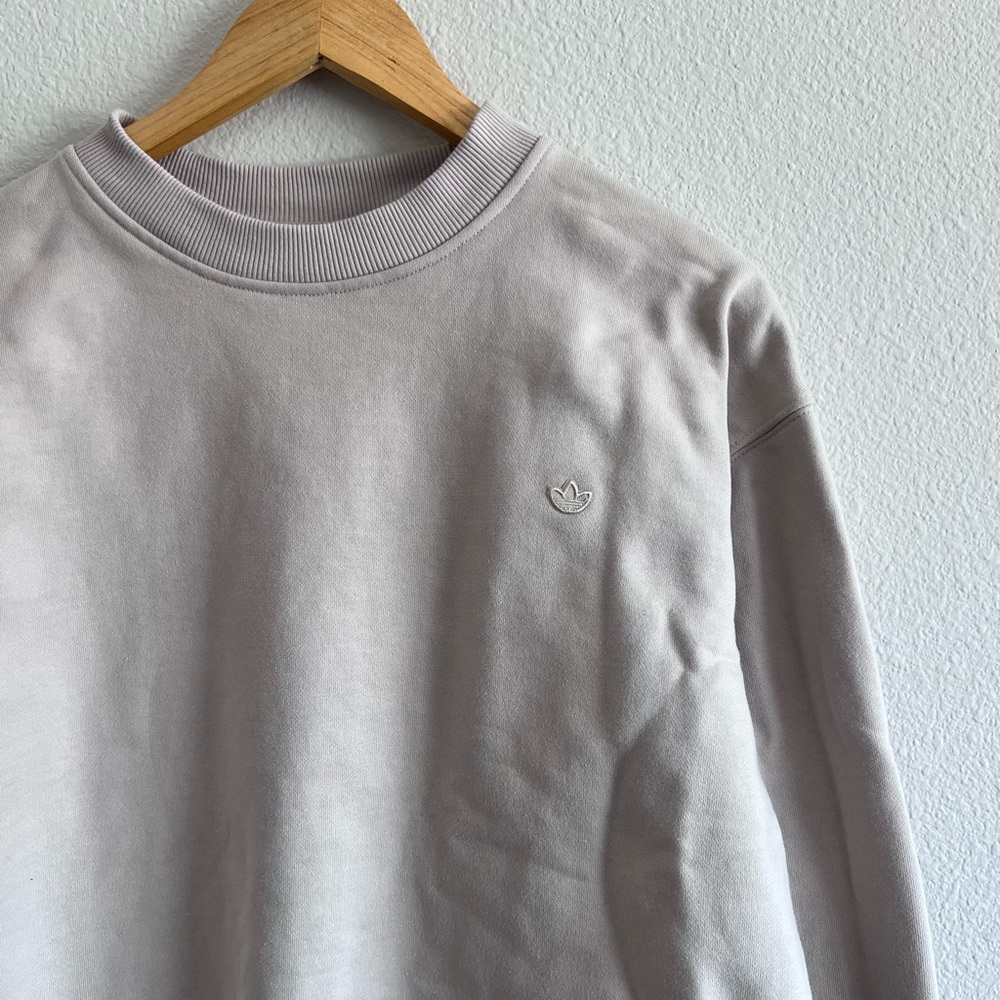 Adidas Oversized Cream Crewneck - Picture 3 of 4